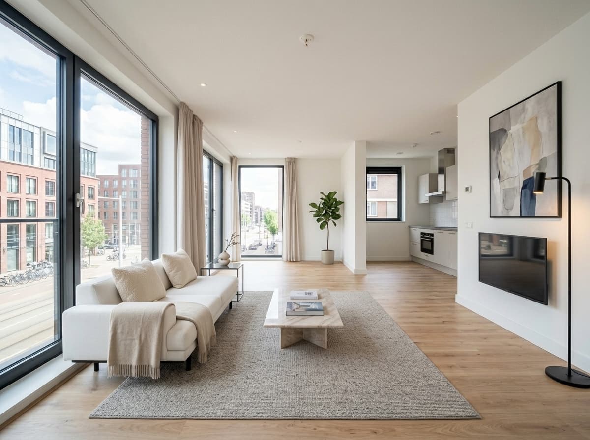 Modern appartement interieur styling